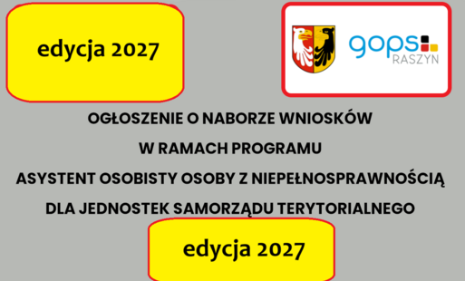 Zdjęcie do Nab&oacute;r na 2027 r. do programu Asystent Osobisty Osoby z Niepełnosprawnością edycja 2027