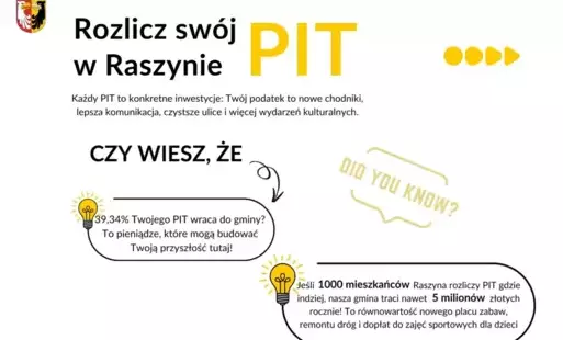 Zdjęcie do Rozlicz PIT w Gminie Raszyn