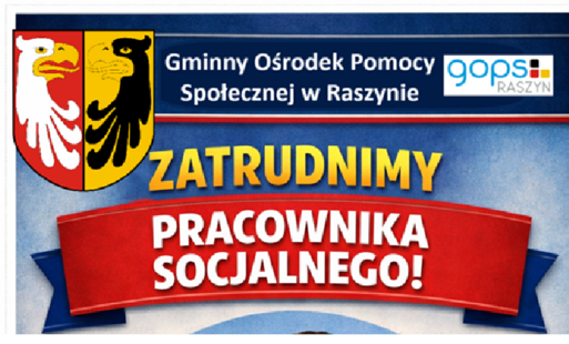 Zdjęcie do Oferta pracy - pracownik socjalny